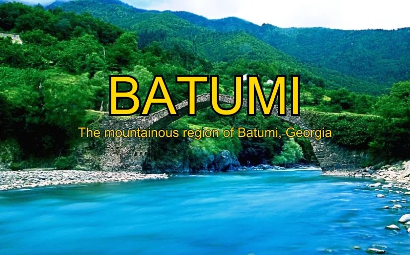 The mountainous region of Batumi, Georgia
